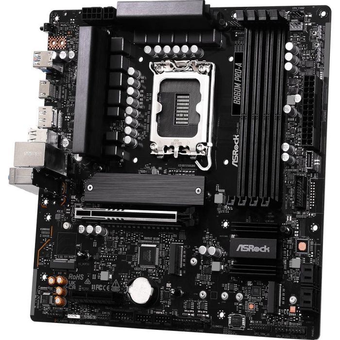 ASROCK B860M Pro-A (1851) (D) Placa Base Intel B860 Socket LGA 1851 DDR5-SDRAM micro ATX para PC 3 ASROCK B860M Pro-A (1851) (D) Placa Base Intel B860 Socket LGA 1851 DDR5-SDRAM micro ATX para PC 3