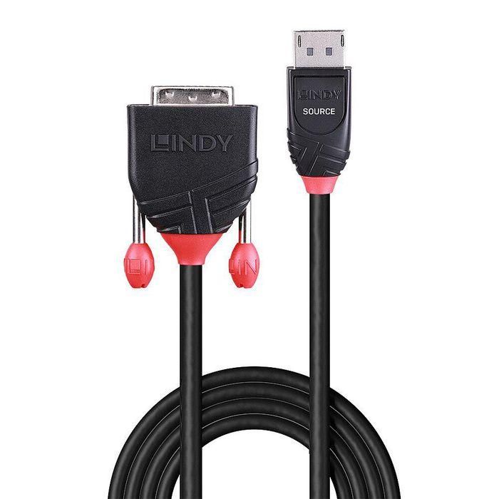 Adaptador DisplayPort a DVI LINDY 41490 1 Adaptador DisplayPort a DVI LINDY 41490 1