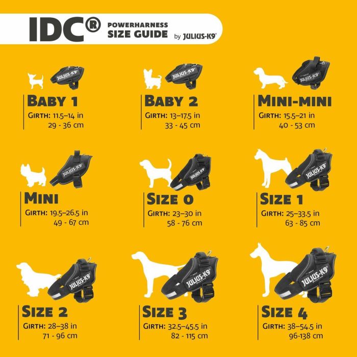 Arnés para Perro Julius K9 IDC Amarillo L 1 3