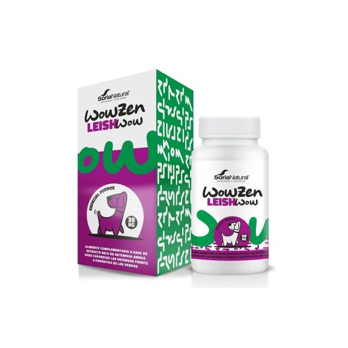 Leishwow Comprimidos para Perros hasta 30 kg, 1050 mg por Comprimido, Pack de 60 Unidades