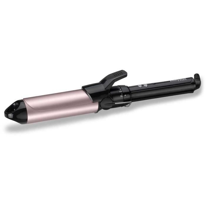 Babyliss C338E Rizador Ondulador Pelo 38mm Sublim Touch, 10 Temperaturas, Crea Ondas y Rizos Grandes Duraderos