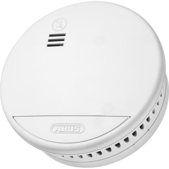 Detector de humo - ABUS - RWM90 - Alarma 85 dB - Protección 40 m² - Certificado DIN EN 14604 Detector de humo - ABUS - RWM90 - Alarma 85 dB - Protección 40 m² - Certificado DIN EN 14604