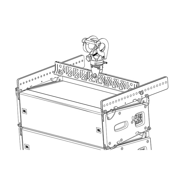 JBLPRO Abrazadera Giratoria 12.8 x 13.7 x 25.4 cm