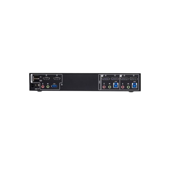 Aten KVM Switch 2 Puertos DisplayPort 4K Dual Display Mini-Matrix Boundless con Soporte para Periféricos USB 2 Aten KVM Switch 2 Puertos DisplayPort 4K Dual Display Mini-Matrix Boundless con Soporte para Periféricos USB 2