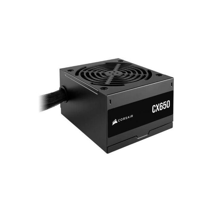 Corsair CX650 Fuente de Alimentación ATX 650W 80 Plus Bronze Ventilador Silencioso 120mm Longitud Compacta 125mm CP-9020278-EU Corsair CX650 Fuente de Alimentación ATX 650W 80 Plus Bronze Ventilador Silencioso 120mm Longitud Compacta 125mm CP-9020278-EU