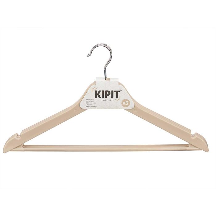 Set 3 Perchas Kipit Plastico 3 Colores Surtido 42.5x22.5x3 cm (24 Unidades) 2 Set 3 Perchas Kipit Plastico 3 Colores Surtido 42.5x22.5x3 cm (24 Unidades) 2