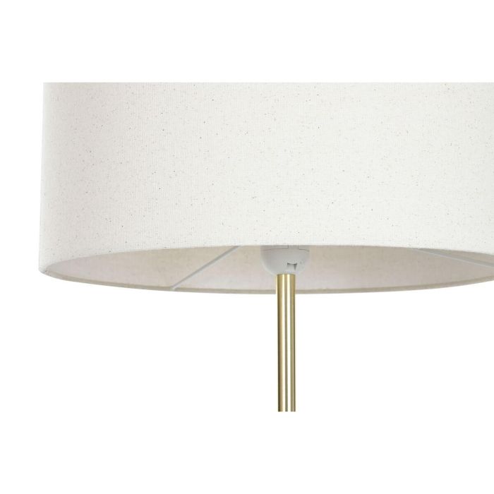DKD Home Decor Lámpara de Pie Glam Dorado Crudo, de Metal y Lino, con bombilla E27 50W, desmontable, 37x150x37 cm 5 DKD Home Decor Lámpara de Pie Glam Dorado Crudo, de Metal y Lino, con bombilla E27 50W, desmontable, 37x150x37 cm 5