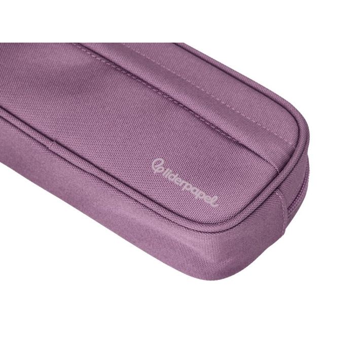 Estuche Portatodo Liderpapel Classic Ovalado 2 Cremalleras Con Bolsillo Delantero 210x90 mm Morado Empolvado 5