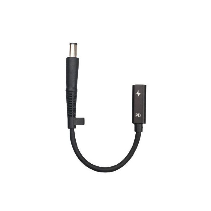 CoreParts Conversion Cable for HP Convert USB-C to 7.4*5.0mm Connects all HP Laptop that require 7.4*5.0mm to USB-C Chargers - Upto 100Watt - USB-C to HP Adapter