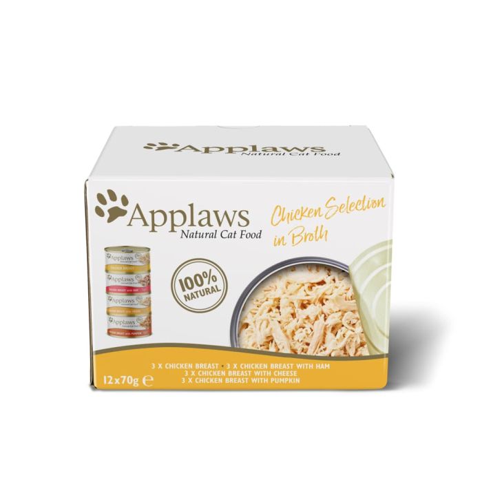 Applaws Cat lata pollo multipack 12x70gr Applaws Cat lata pollo multipack 12x70gr