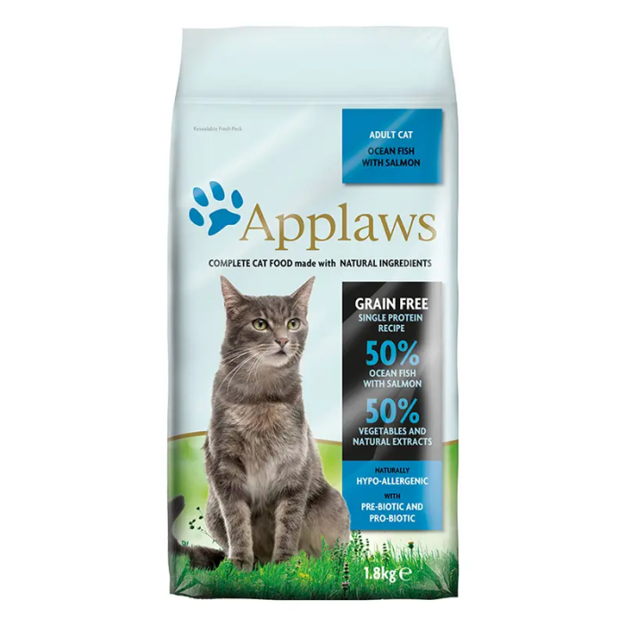 Applaws Cat Dry Adulto Pescado Y Salmon 1,8 kg