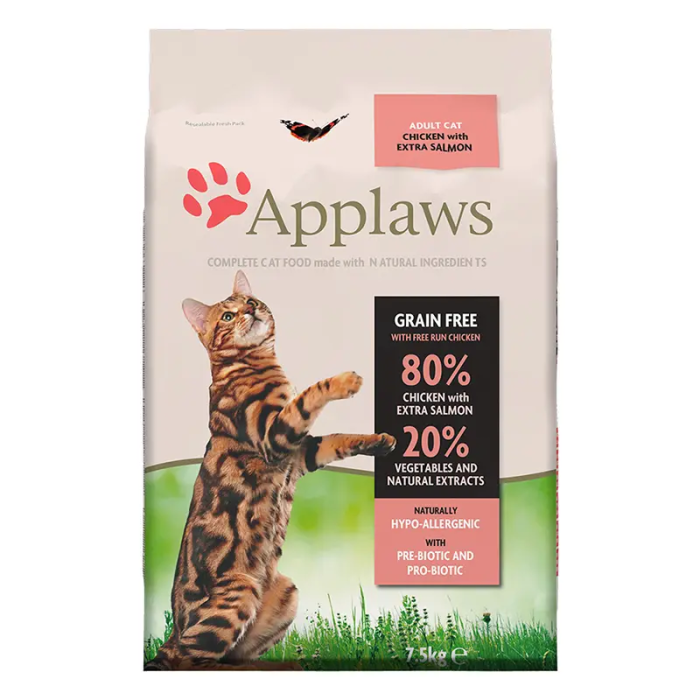 Applaws Cat Dry Adulto Pollo Y Salmon 7,5 kg