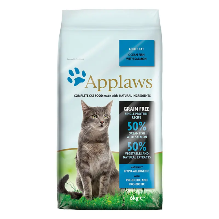 Applaws Cat Dry Adulto Pescado Y Salmon 6 kg