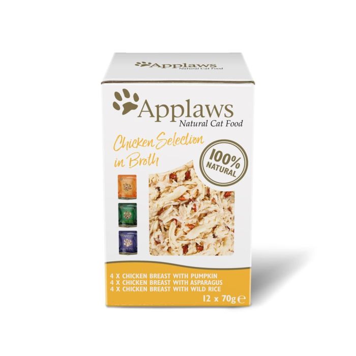 Applaws Cat sobre caldo pollo multipack 12x70 Applaws Cat sobre caldo pollo multipack 12x70