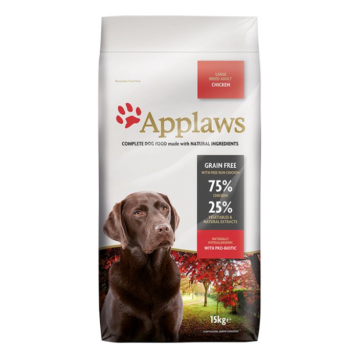 Applaws Dog Dry Adulto Razas Grandes Pollo 15 kg