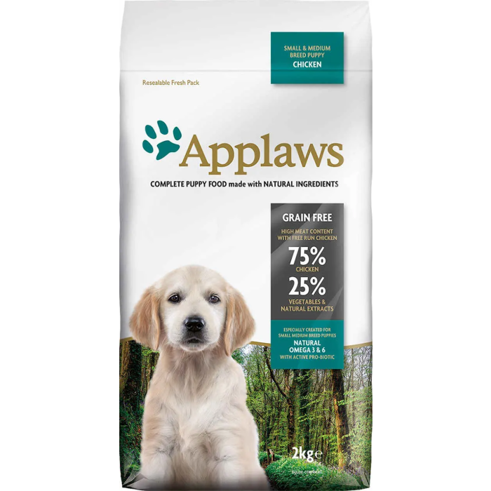 Applaws Dog Dry Puppy Razas Pequeñas Y Medianas Pollo 2 kg