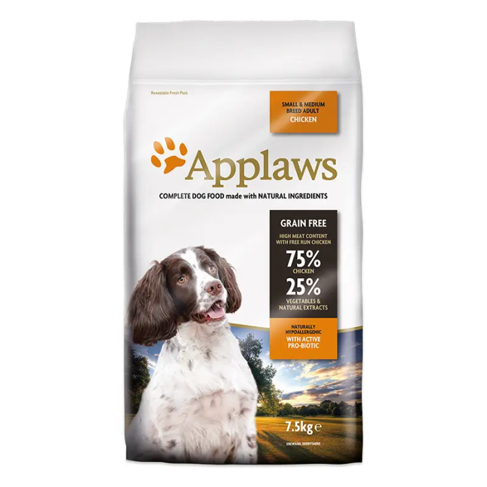 Applaws Dog Dry Adulto Razas Pequeñas Y Medianas Pollo 7,5 kg