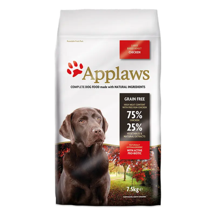 Applaws Dog Dry Adulto Razas Grandes Pollo 7,5 kg