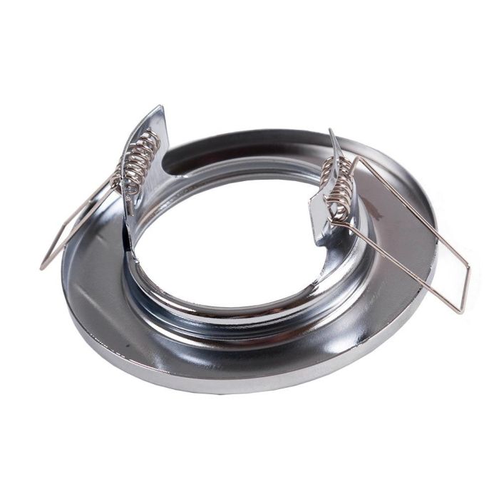 Aro Foco Downlight Circular "Sara" Acero 81mm - Cromado 2 Aro Foco Downlight Circular "Sara" Acero 81mm - Cromado 2