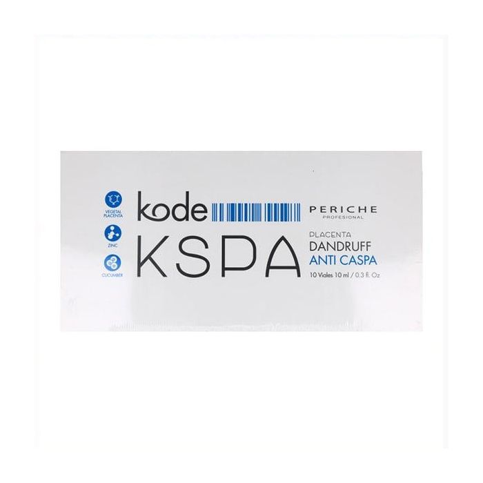 Periche Kode Kspa Ampollas Anticaspa con Placenta Vegetal y Extracto de Pepino 10x10 ml Periche Kode Kspa Ampollas Anticaspa con Placenta Vegetal y Extracto de Pepino 10x10 ml
