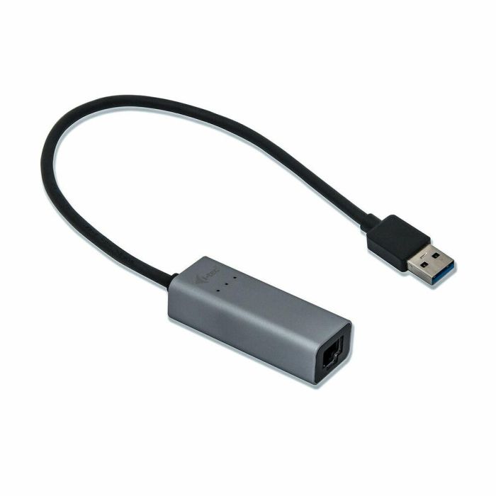 Adaptador USB a Ethernet i-Tec U3METALGLAN Negro 2 Adaptador USB a Ethernet i-Tec U3METALGLAN Negro 2