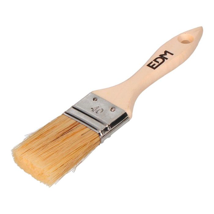 Edm Paletina doble standard 40mm para todo tipo de pinturas y barnices, mango ergonómico, cerdas naturales 0 Edm Paletina doble standard 40mm para todo tipo de pinturas y barnices, mango ergonómico, cerdas naturales 0