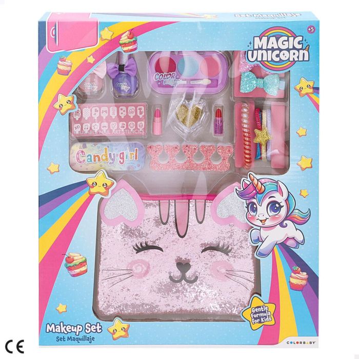 Color Baby Set Maquillaje con Accesorios de Belleza y Bolsito 6