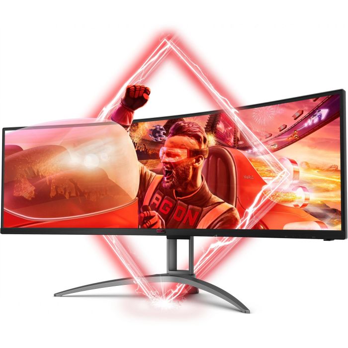 AOC AG493UCX2 Monitor Gaming Curvo Ultrapanorámico 48.8" Dual QHD 165Hz 1ms VA DisplayHDR 400 USB-C KVM 4 AOC AG493UCX2 Monitor Gaming Curvo Ultrapanorámico 48.8" Dual QHD 165Hz 1ms VA DisplayHDR 400 USB-C KVM 4