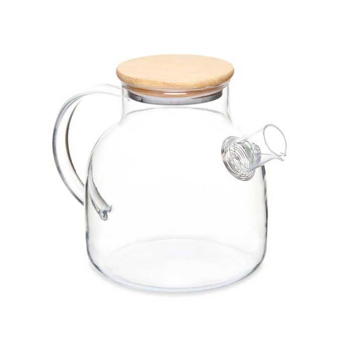 Tetera Borosilicato Tapa Bambu 1,2L Vivalto 22X16CM (6 Unidades) 1 Tetera Borosilicato Tapa Bambu 1,2L Vivalto 22X16CM (6 Unidades) 1