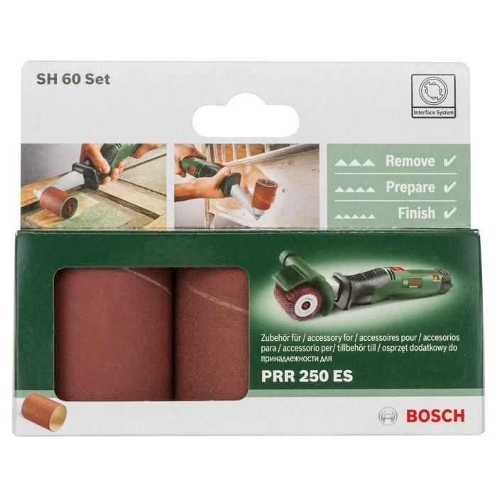 BOSCH Juego de abrasivos PRR 60mm G80 + G120 + G240 1 BOSCH Juego de abrasivos PRR 60mm G80 + G120 + G240 1