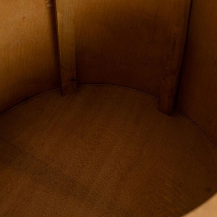 Puff RATÁN Natural Ratán 40 x 40 x 46 cm (2 Unidades)