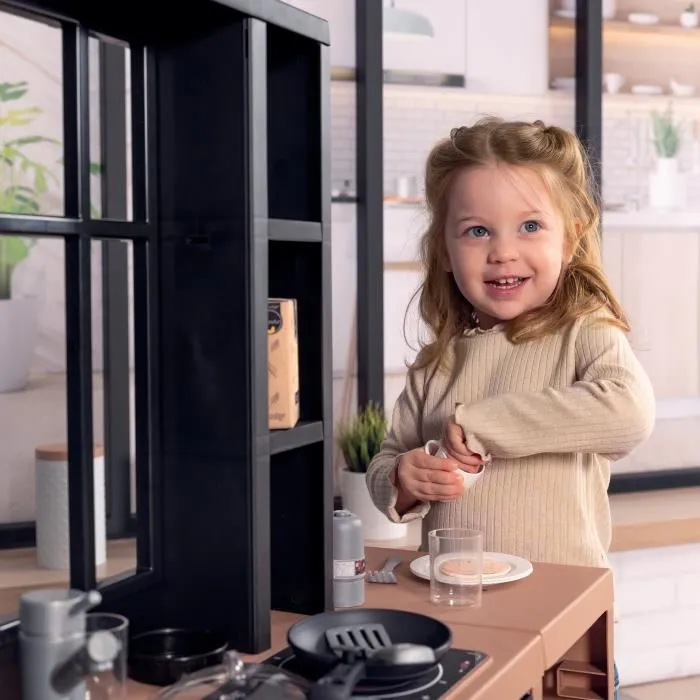 Smoby Cocina Loft 312600 con 32 Accesorios, Juguete para Niños y Niñas a Partir de 3 Años 2