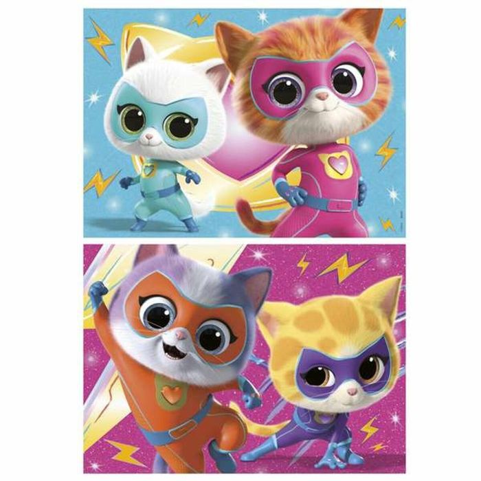 Puzzle 2x20 superkitties 2 Puzzle 2x20 superkitties 2