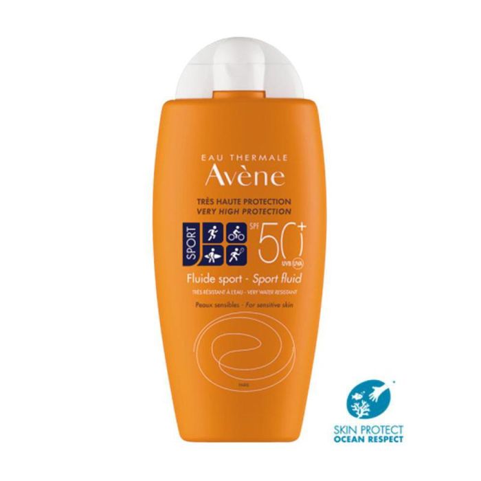 Avène SOLAIRE HAUTE PROTECTION fluido sport SPF50+ protector solar facial y corporal 100 ml