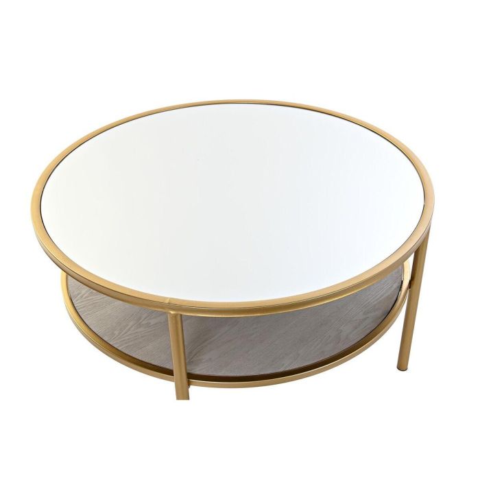 Mesa Centro Glam DKD Home Decor Dorado 87 x 48 x 87 cm 1