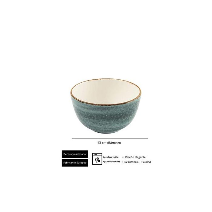 Moon Turquoise Bol 13 Cm (6 Unidades) 1 Moon Turquoise Bol 13 Cm (6 Unidades) 1