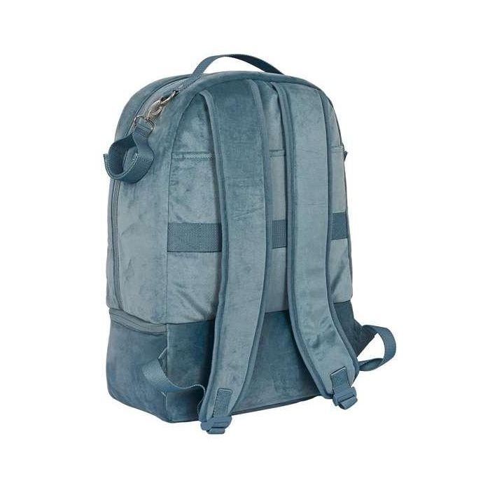 Mochila Accesorios Bebé Safta Leaves Turquesa (30 x 43 x 15 cm)