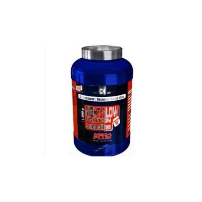 MEGA PLUS Night Slow Protein Competition Sabor Chocolate 1Kg. Aporte de aminoácidos constante durante la noche