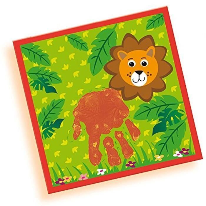 Ses Creative MY FIRST Kit de Arte para Niños Mi Primera Obra de Arte con Pintura para Huellas de Mano y Pie en Tarjetas Impresas 1