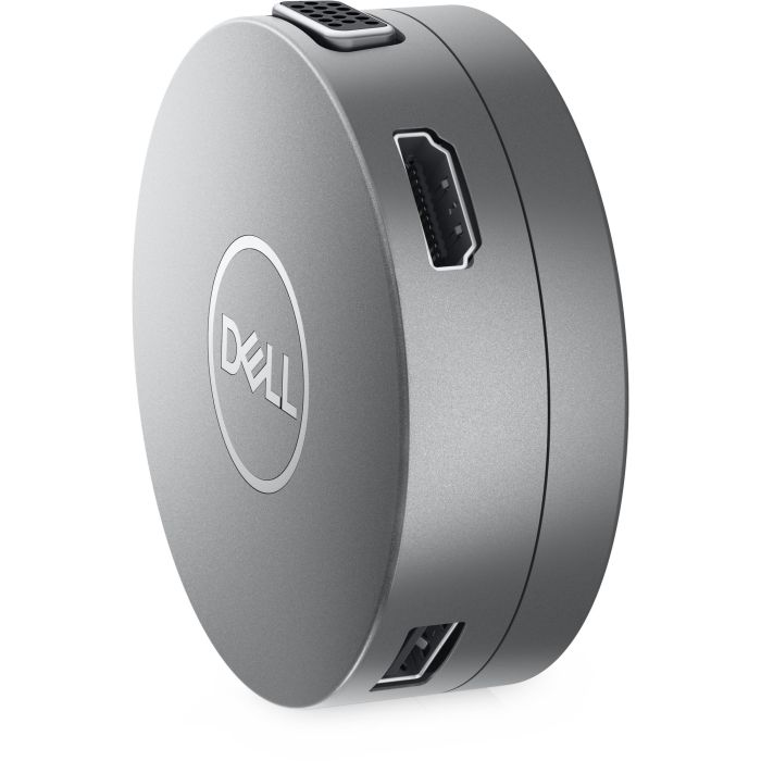 Dell DA310 Adaptador Docking Station 7 en 1 USB-C con HDMI, DisplayPort, VGA, Ethernet y 2x USB 3.1 Gris 4