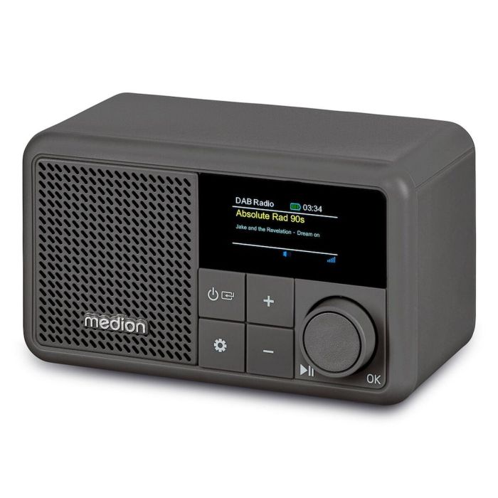 Medion AAAQH12605 Mini Radio DAB/FM Mono 2W RMS Gris 12