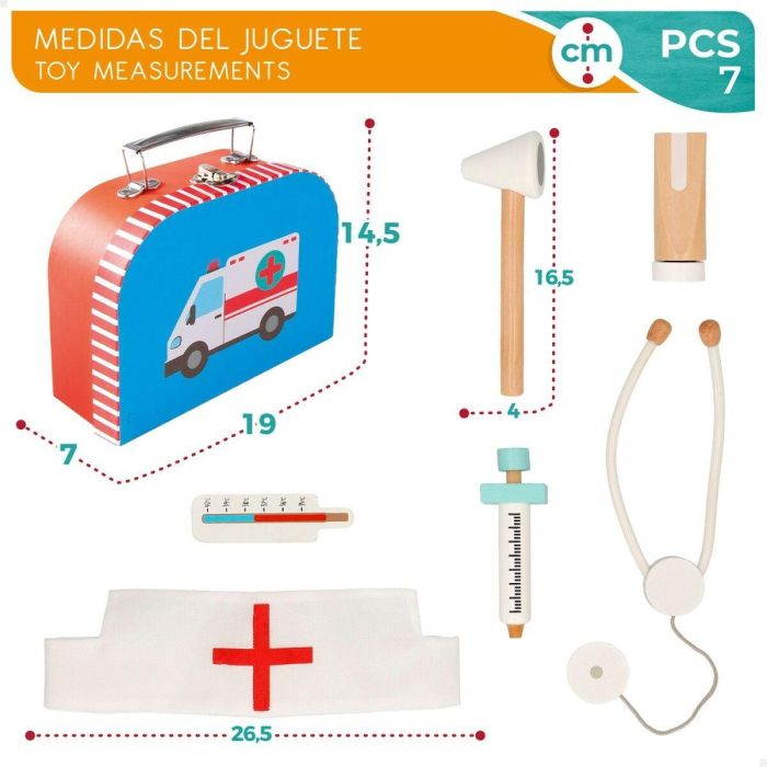 Maletín Médico de Juguete con Accesorios Woomax (6 Unidades) 2