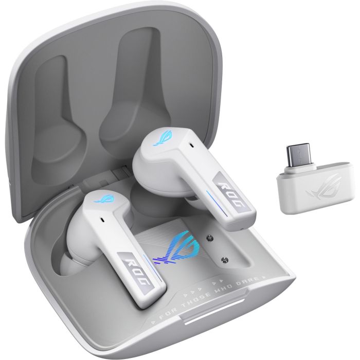 ASUS ROG Cetra True Wireless Speednova WHT Auriculares Gaming In-Ear Blancos con Cancelación de Ruido Activa, Bluetooth 5.3 0 ASUS ROG Cetra True Wireless Speednova WHT Auriculares Gaming In-Ear Blancos con Cancelación de Ruido Activa, Bluetooth 5.3 0