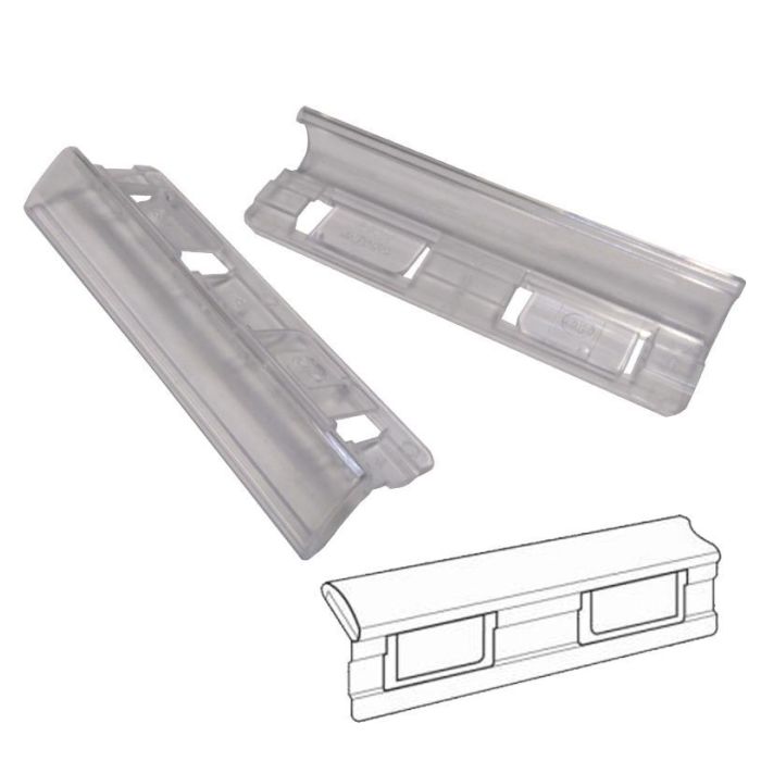 Gio Visor Para Carpeta Colgante 8,5x1,5 cm Cristal -25U- Gio Visor Para Carpeta Colgante 8,5x1,5 cm Cristal -25U-