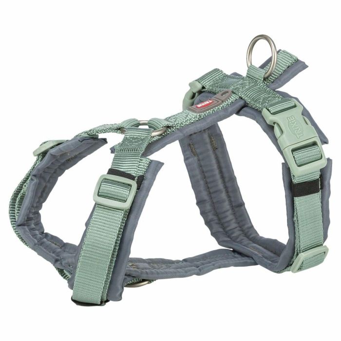 Arnés para Perro Trixie Premium Trekking Verde Grafito S