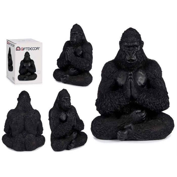 Gorila Manos Juntas Negro Giftdecor 16X28CM (4 Unidades) Gorila Manos Juntas Negro Giftdecor 16X28CM (4 Unidades)