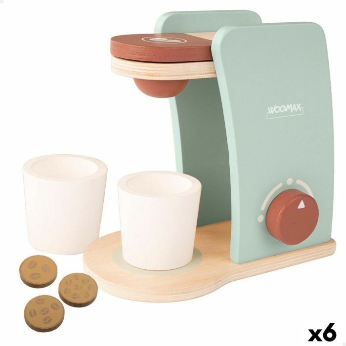 Cafetera de juguete Woomax 6 Piezas (6 Unidades) Cafetera de juguete Woomax 6 Piezas (6 Unidades)