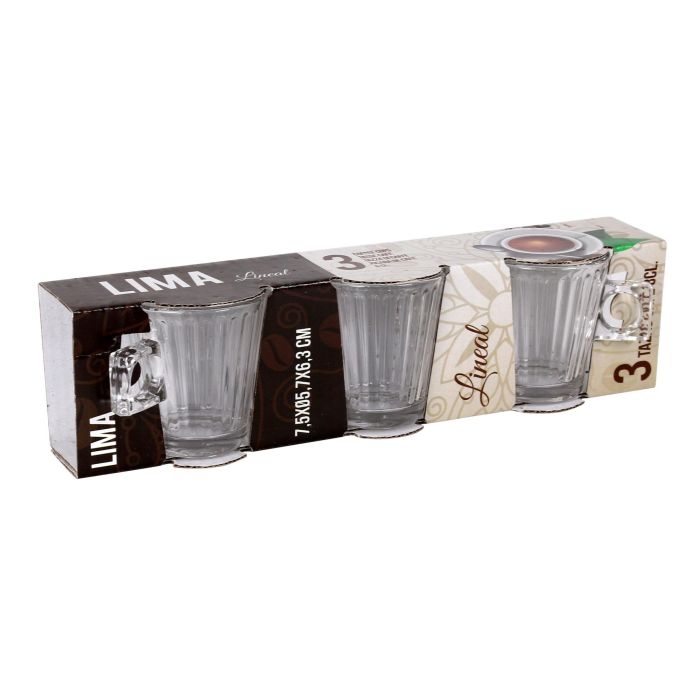 Inde Set 3 Tazas Café 8 Cl Lima Lineal (24 Cajas) 5 Inde Set 3 Tazas Café 8 Cl Lima Lineal (24 Cajas) 5