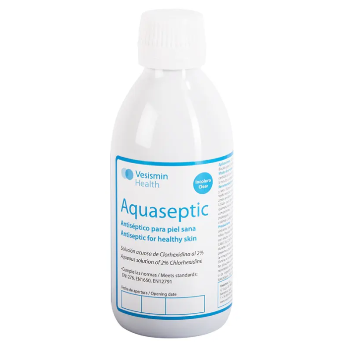 Aquaseptic Incoloro Clorhexidina 2% Acuosa 250 mL