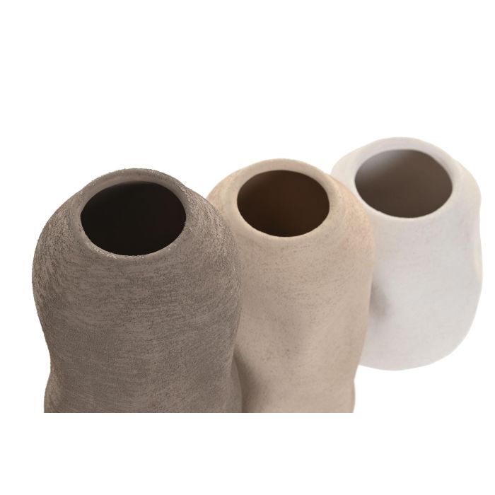 Jarron Urban DKD Home Decor Multicolor 9 x 24 x 9 cm Set de 3 3